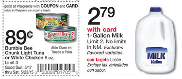 Walgreens Filler Examples